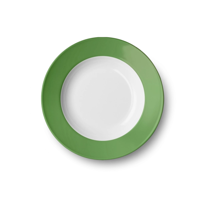 Solid Color Assiette creuse 23 cm drapeau vert pomme