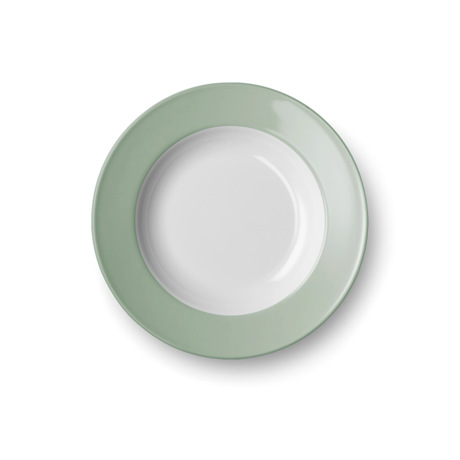 Solid Color Assiette creuse 23 cm Drapeau sauge