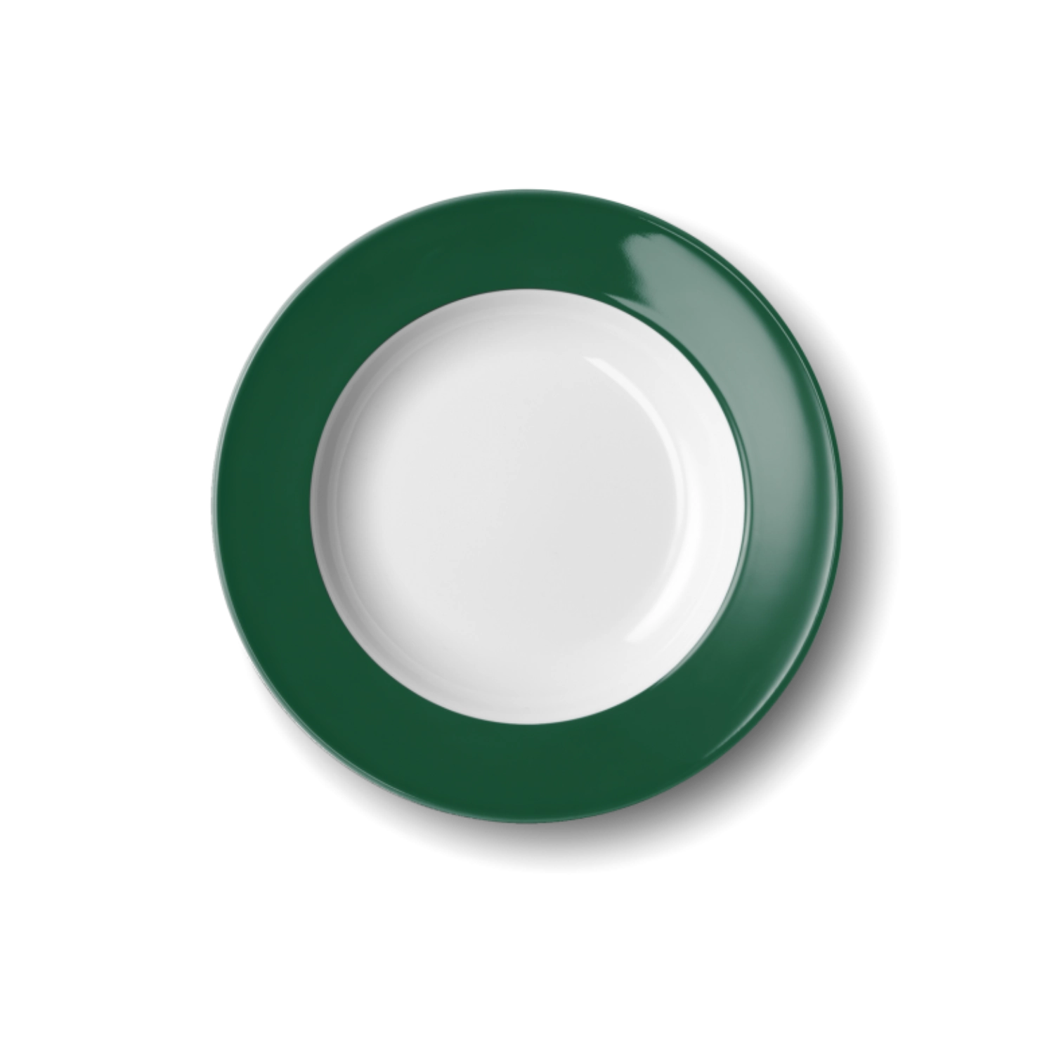 Solid Color Assiette creuse 23 cm drapeau vert sapin