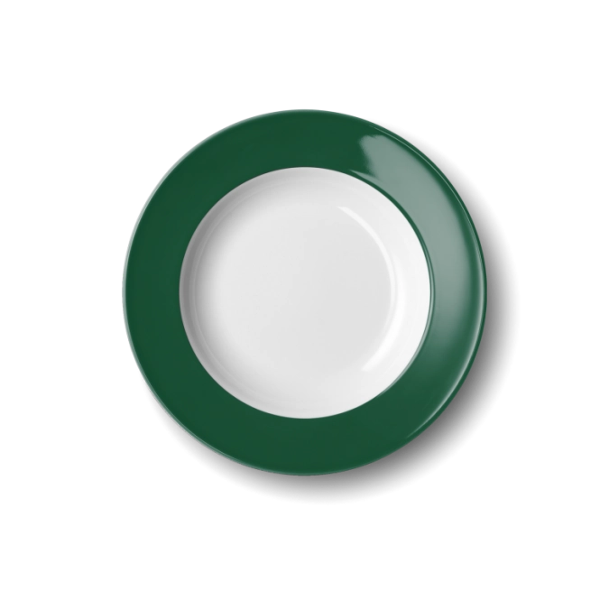 Solid Color Assiette creuse 23 cm drapeau vert sapin