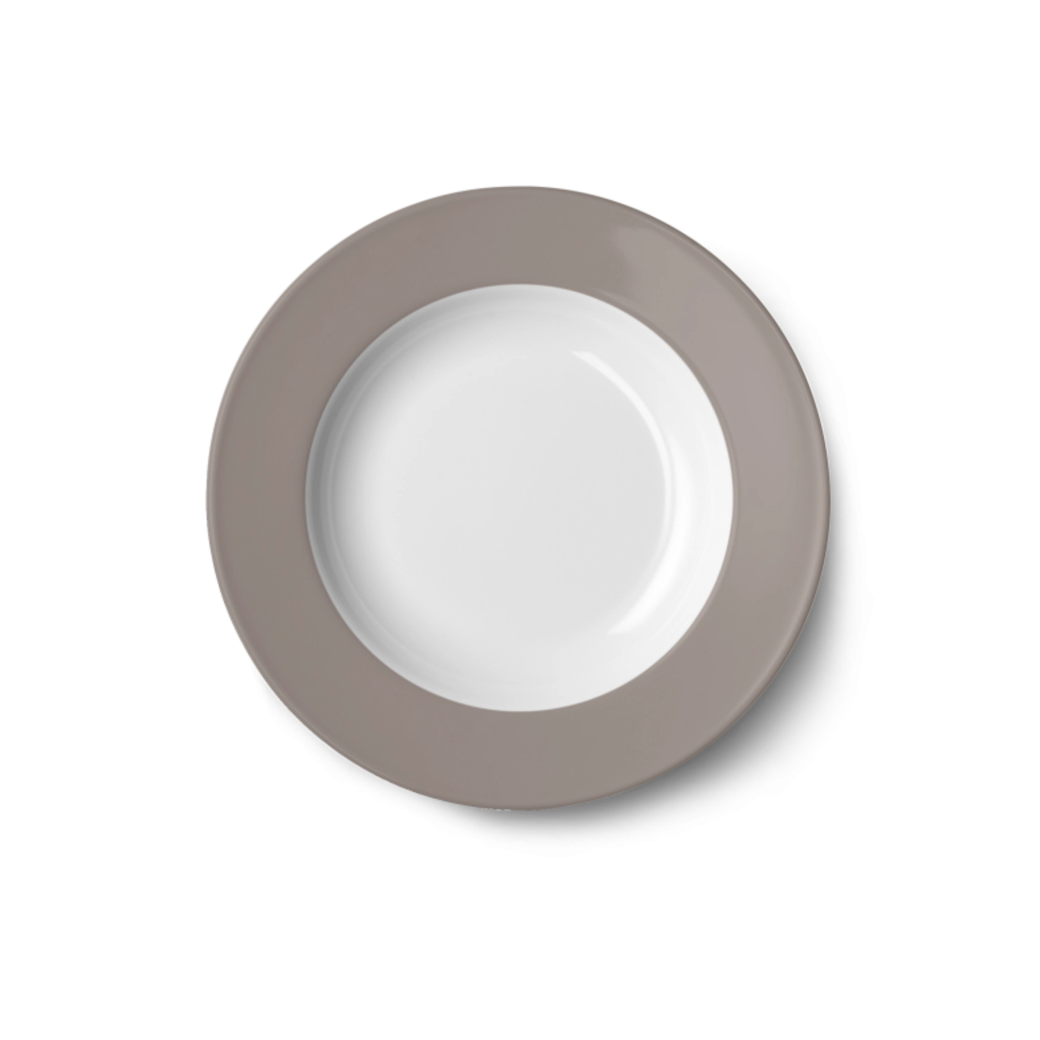 Solid Color Assiette creuse 23 cm drapeau galet