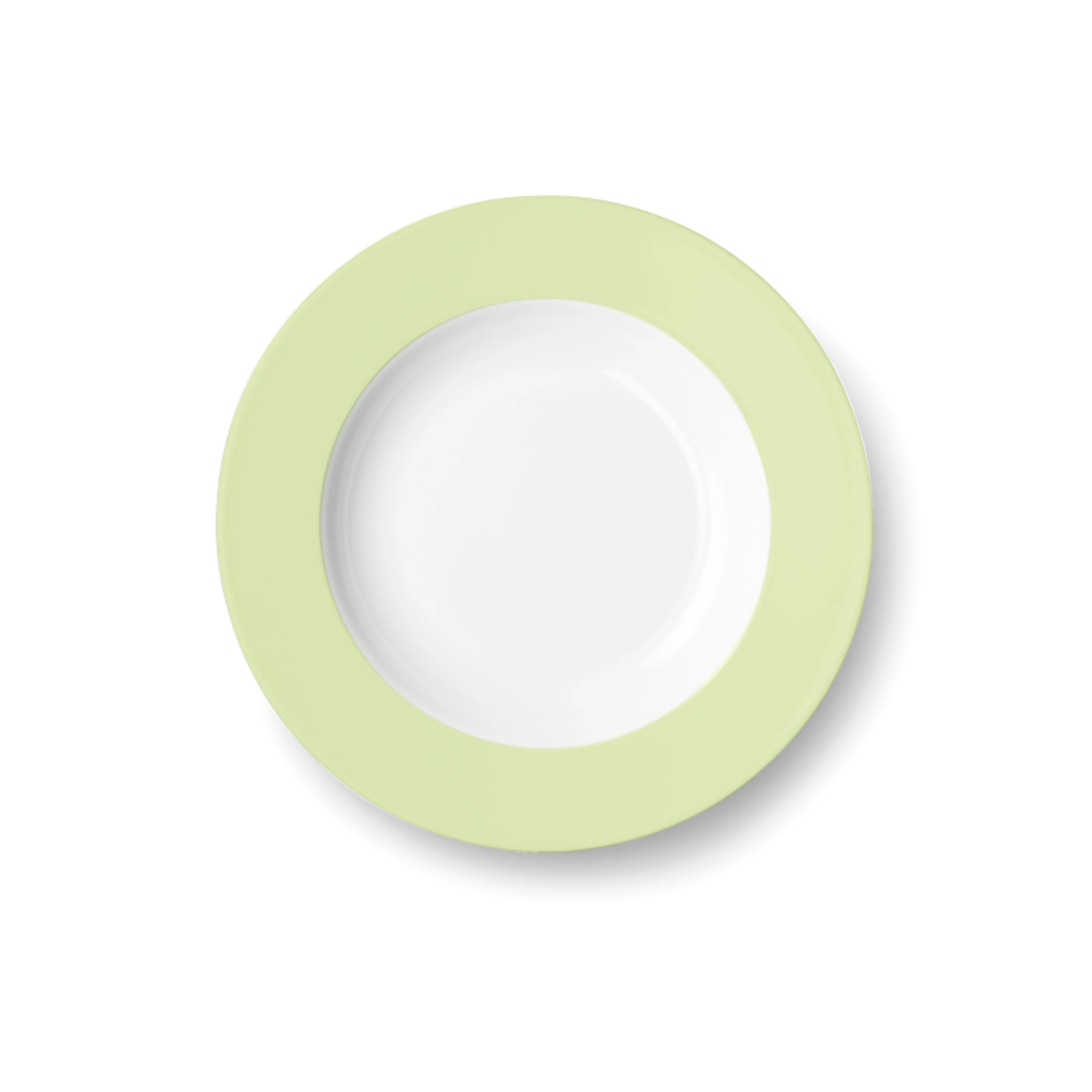 Solid Color Assiette creuse 23 cm drapeau pistache