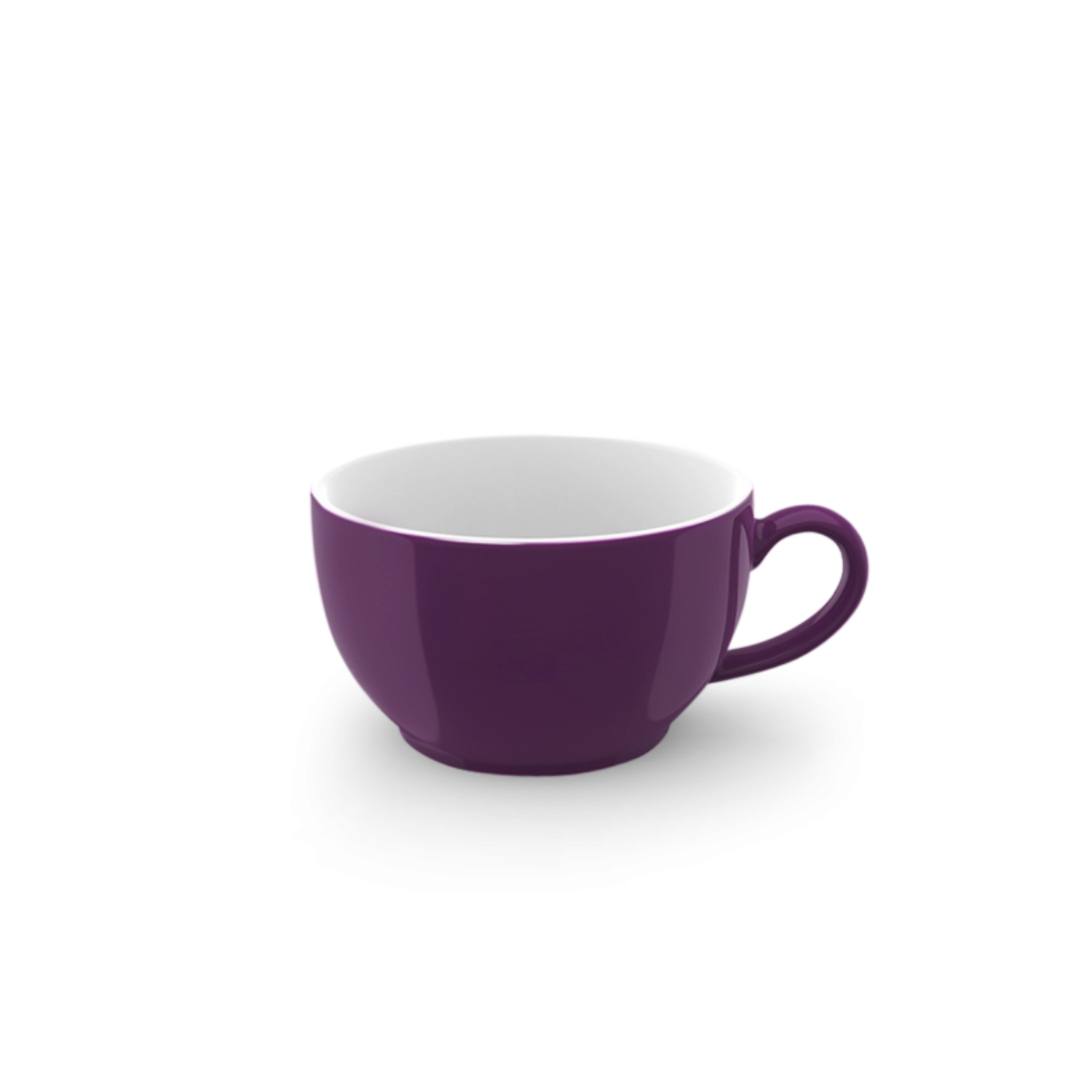 Solid Color Tasse supérieure à café 0,25 l prune