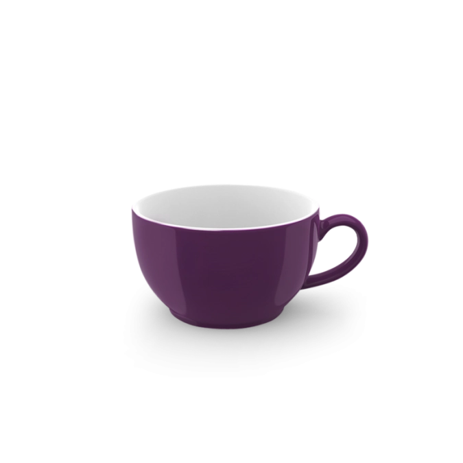 Solid Color Tasse supérieure à café 0,25 l prune