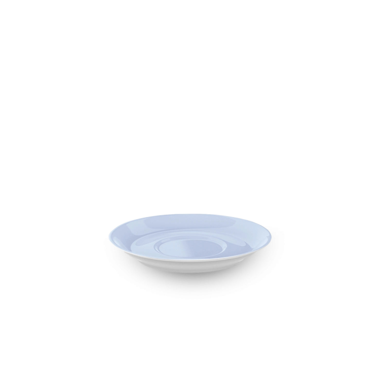 Solid Color Espresso soucoupe classico bleu matin