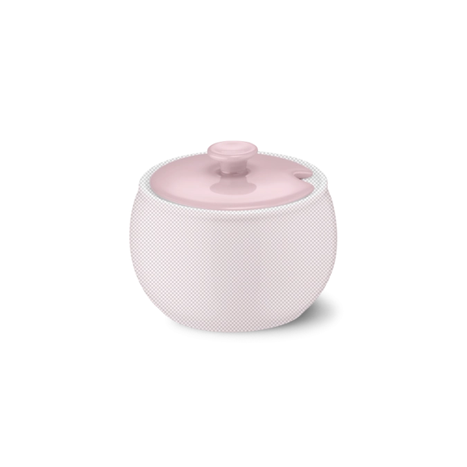 Solid Color Deckel Zuckerdose