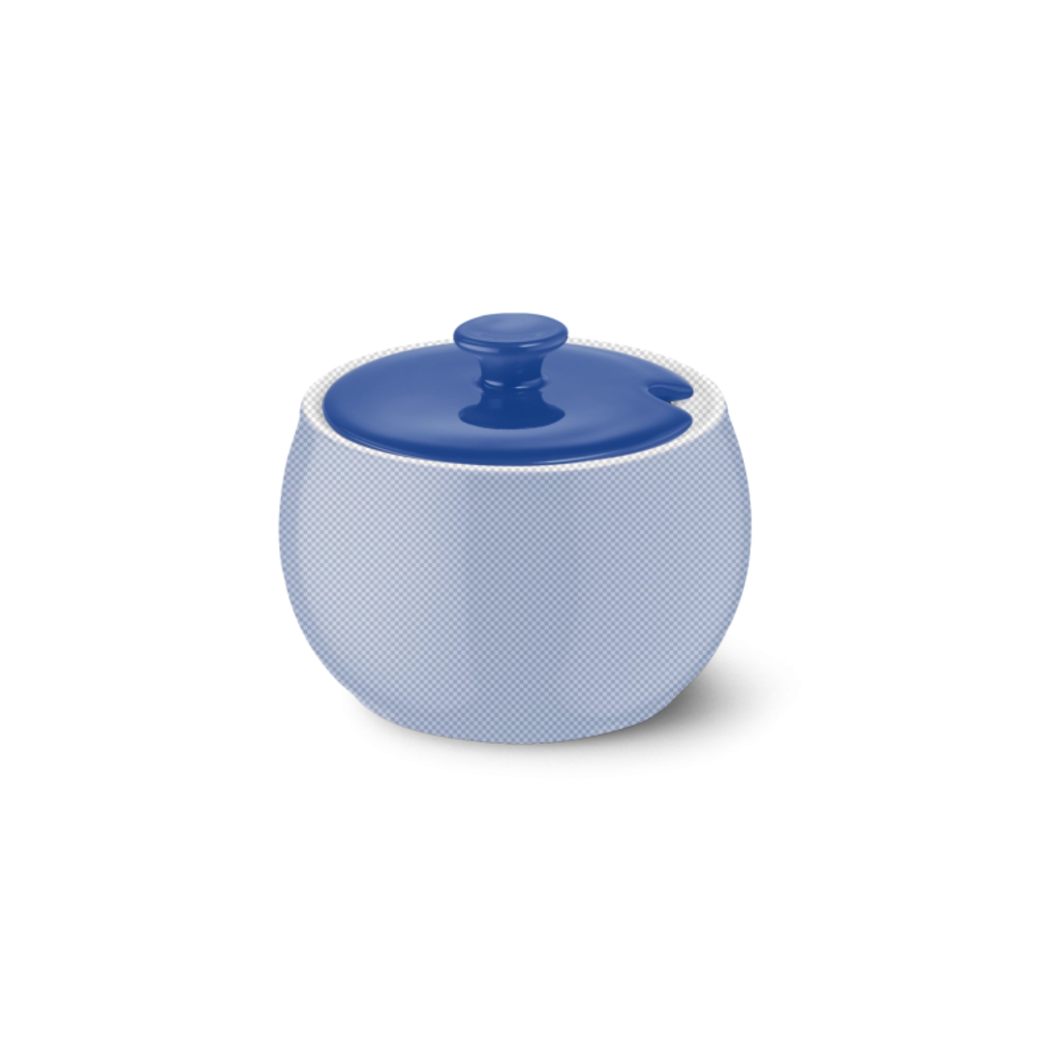 Solid Color Deckel Zuckerdose