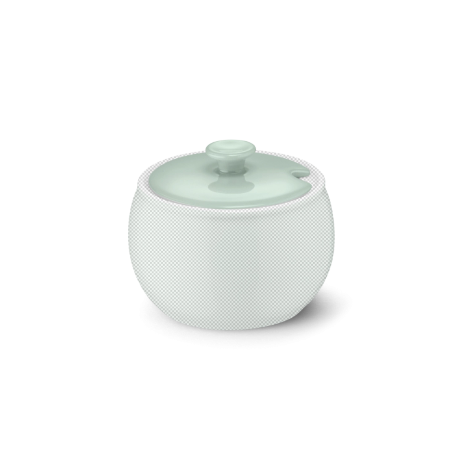 Solid Color Deckel Zuckerdose