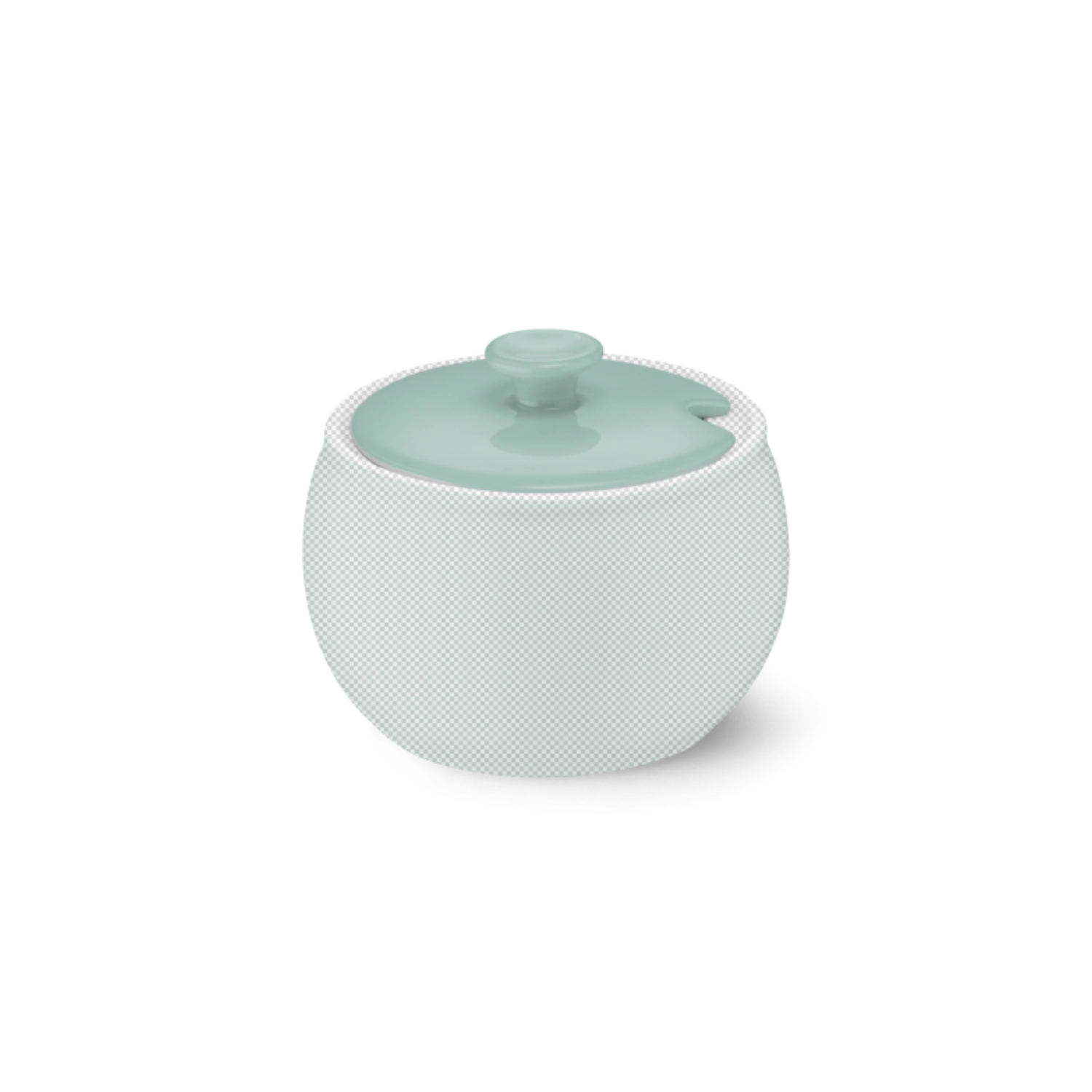 Solid Color Deckel Zuckerdose