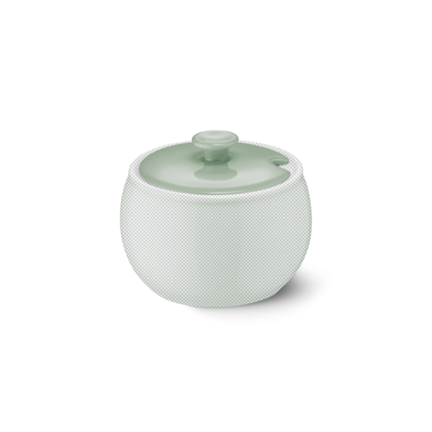 Solid Color Deckel Zuckerdose