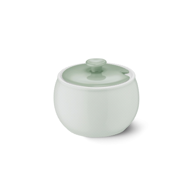 Solid Color Deckel Zuckerdose