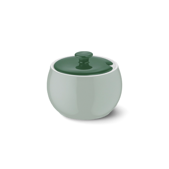 Solid Color Deckel Zuckerdose