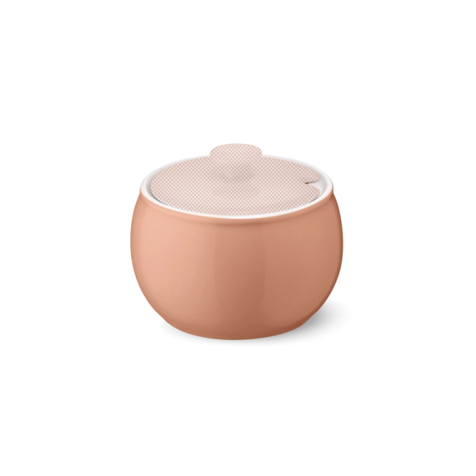 Solid Color sucrière sans couvercle blush