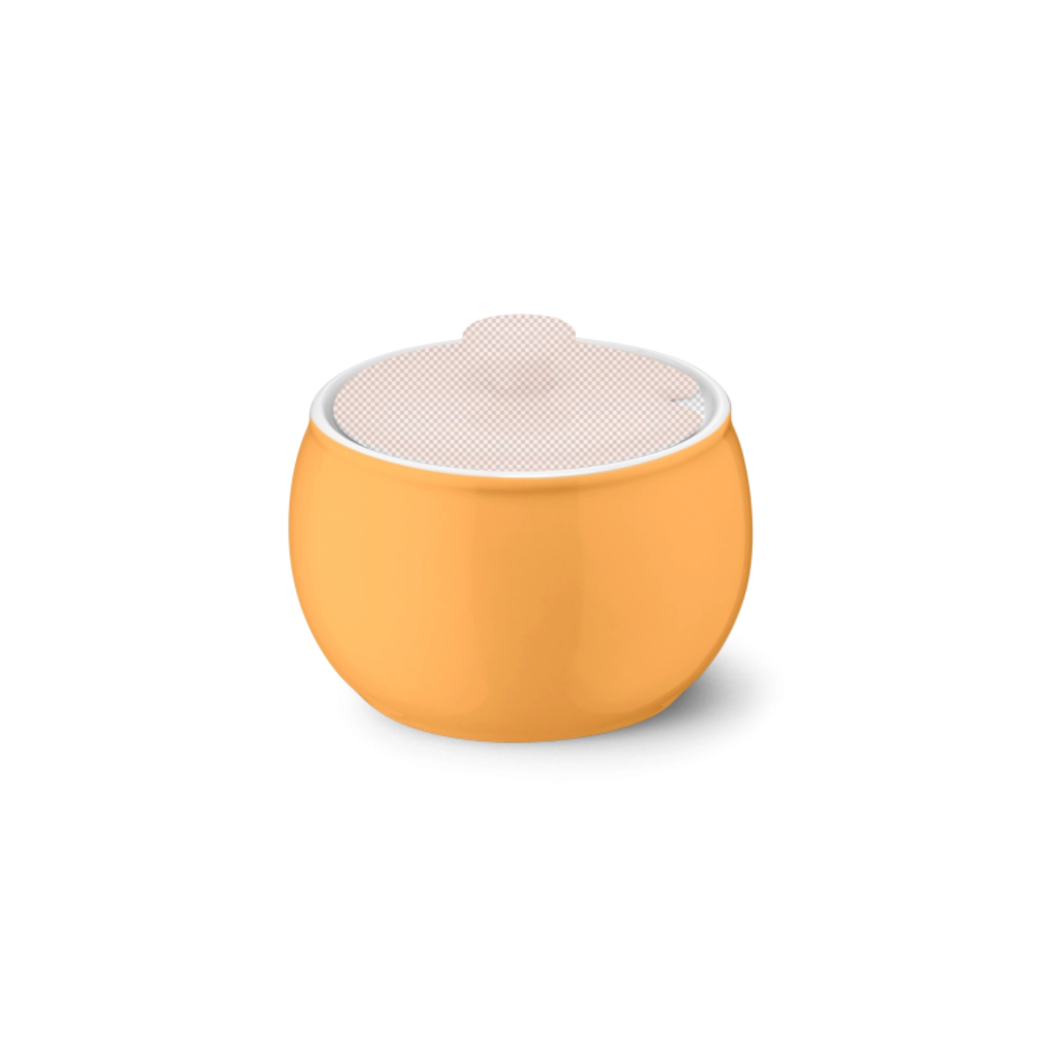 Solid Color sucrière sans couvercle mandarine