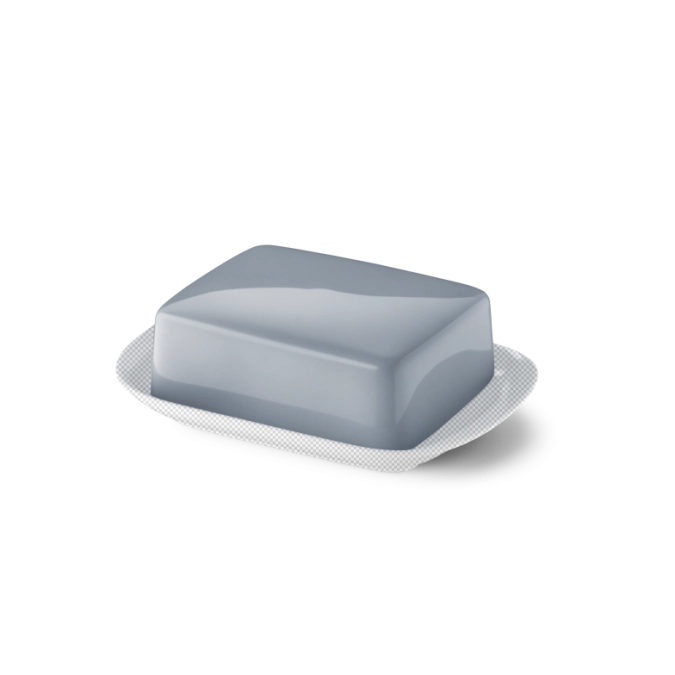 Solid Color beurrier supérieur gris