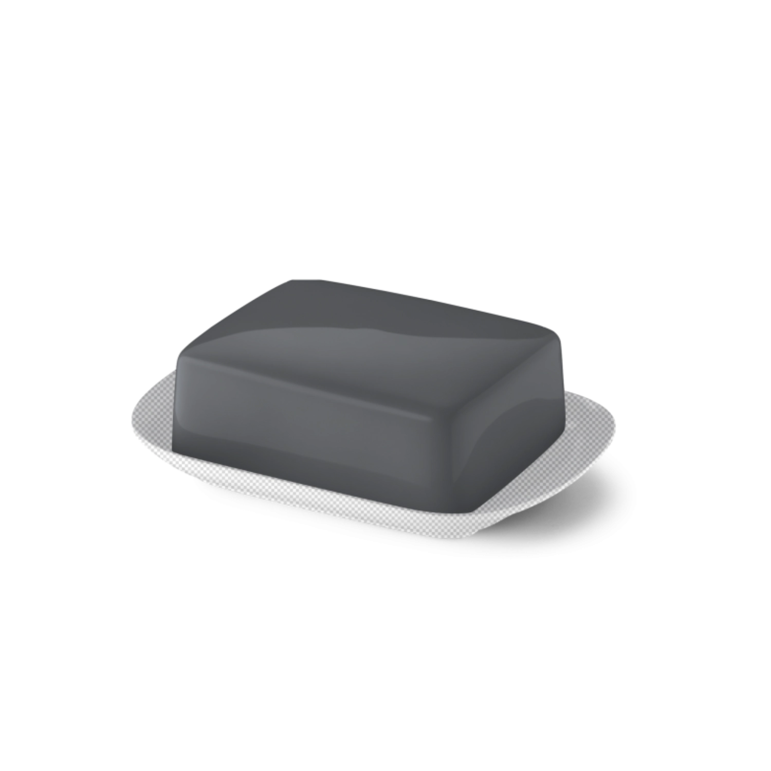 Solid Color beurrier supérieur anthracite