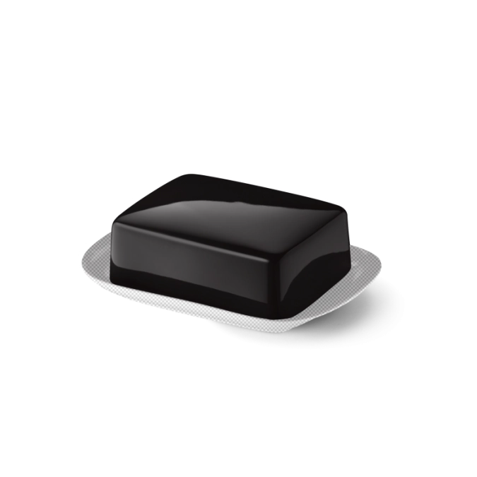 Solid Color beurrier supérieur noir