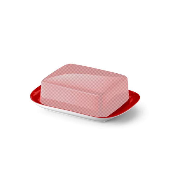 Solid Color beurrier inférieur rouge vif