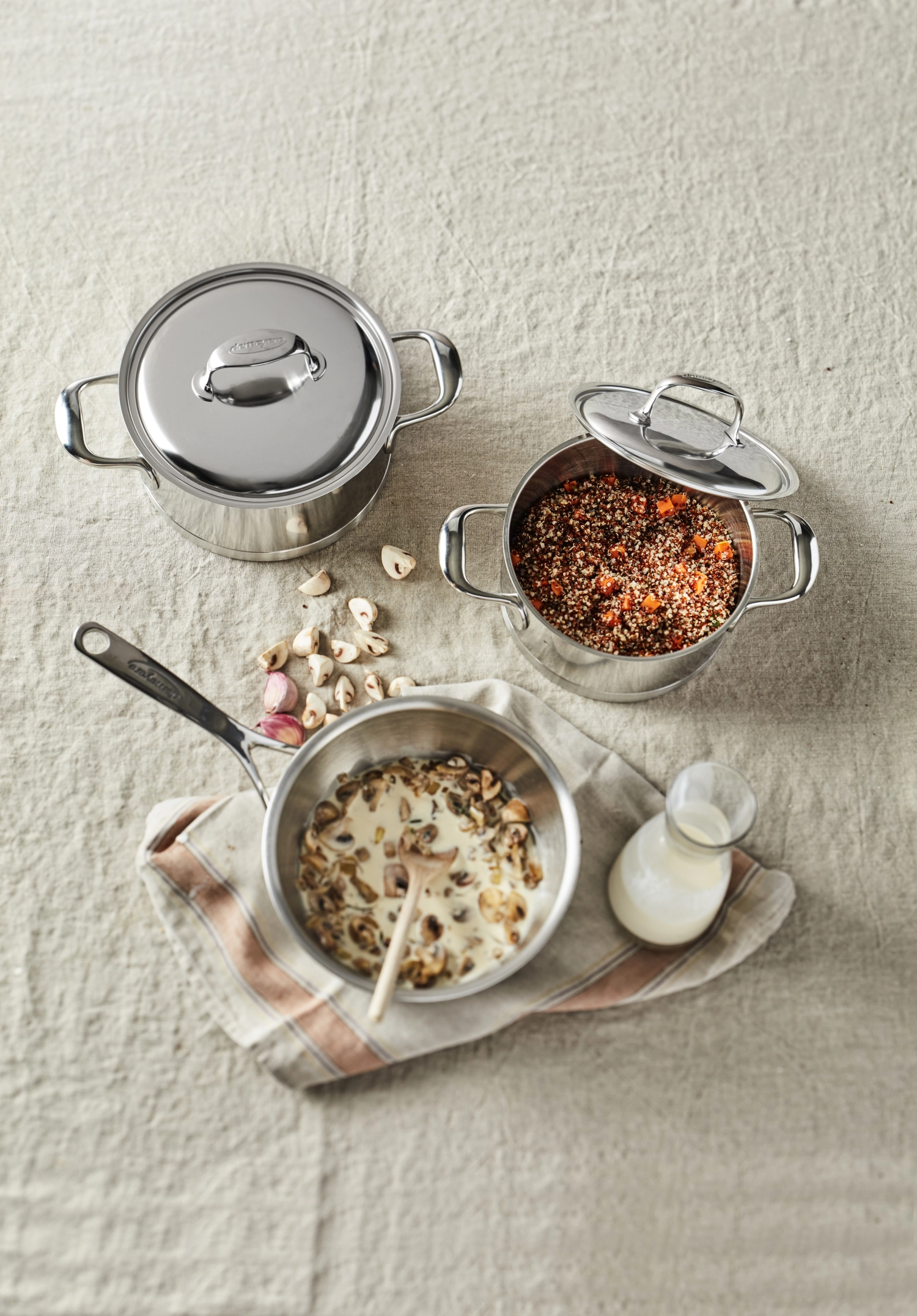 3tlg. Atlantis 7 Kochtopfset