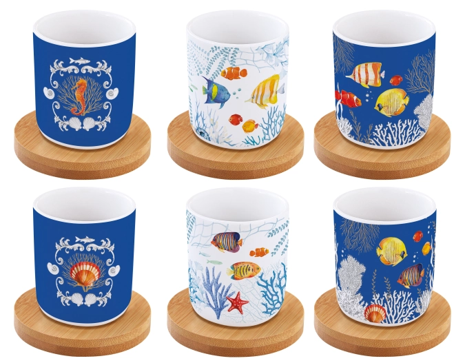 6er Set Coffee Mania Espressobecher