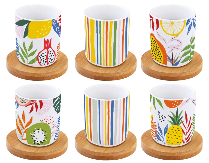 6er Set Coffee Mania Espressobecher