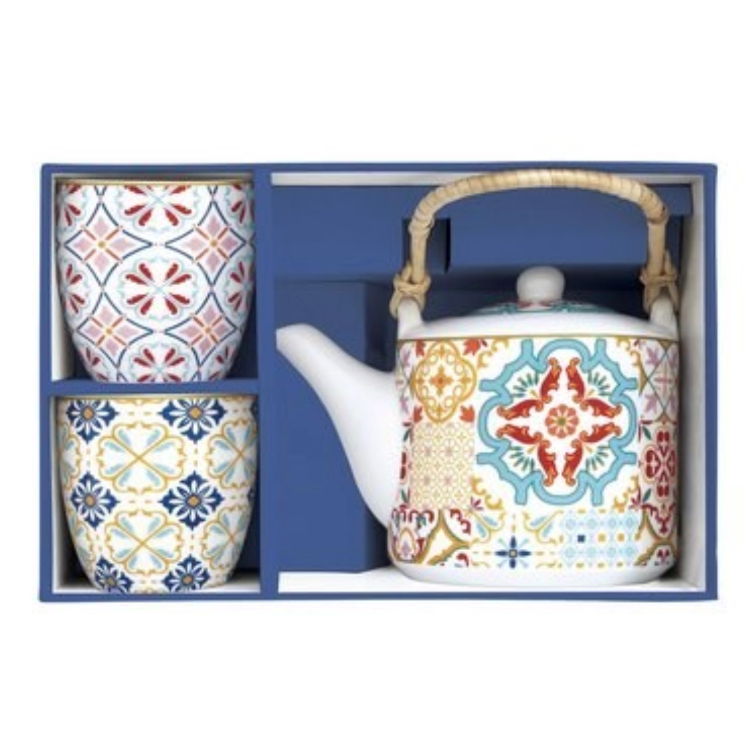 Siracusa théière 600 ml avec infusion et 2 tasses