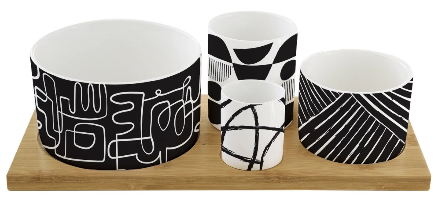 5tlg. Graffiti Appetizer Set