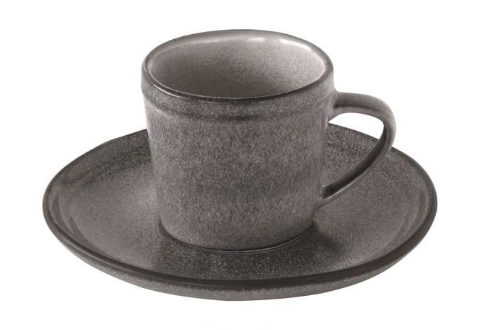 Essential tasse à espresso, faïence, gris, 100ml