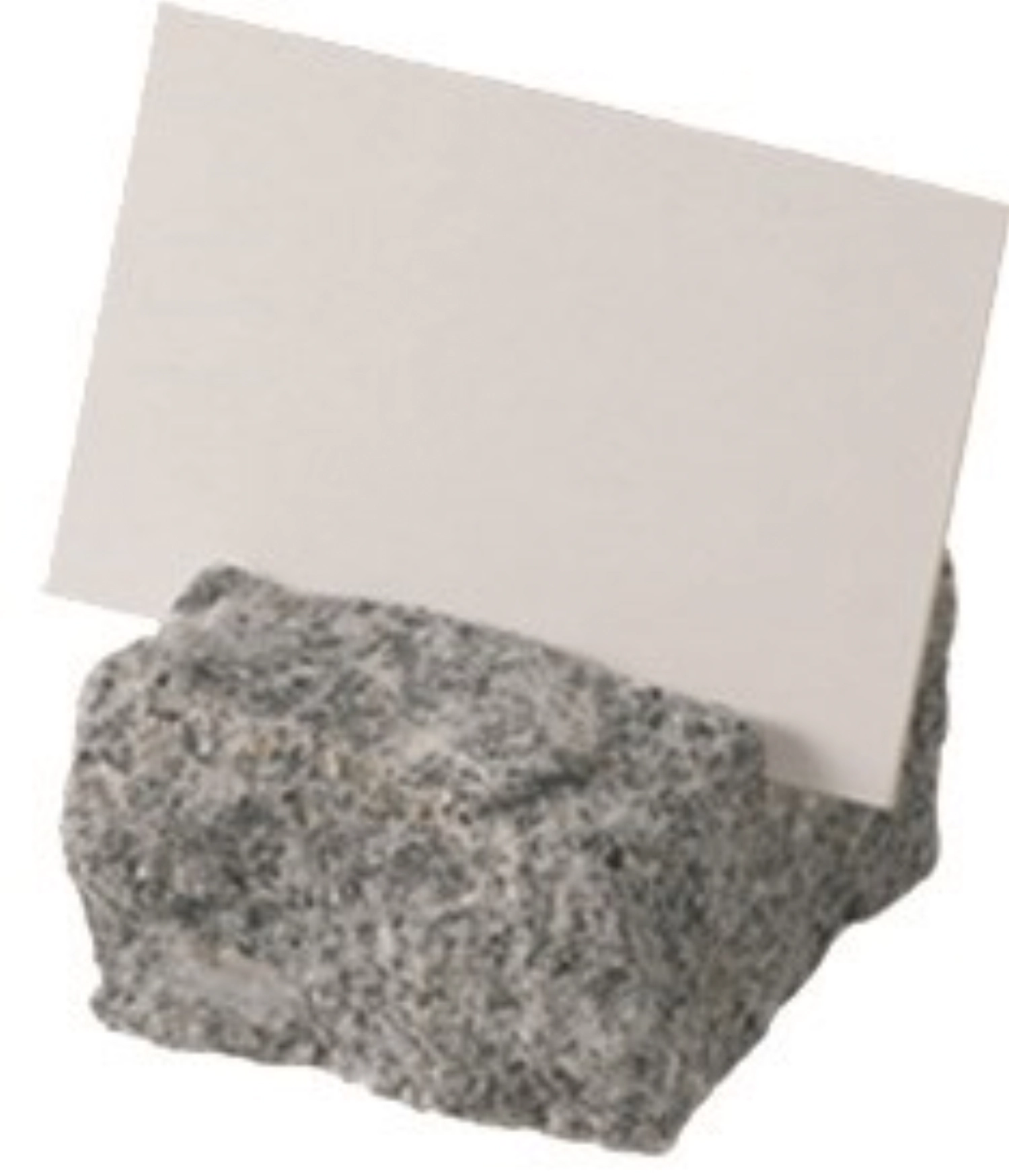 EARTH GRANIT Schilderhalter Naturstein