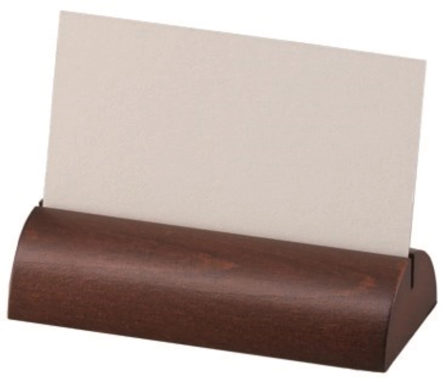 PURE NATURE Tischschild-Halter Holz, Kirsche gebeizt 9x4x2cm