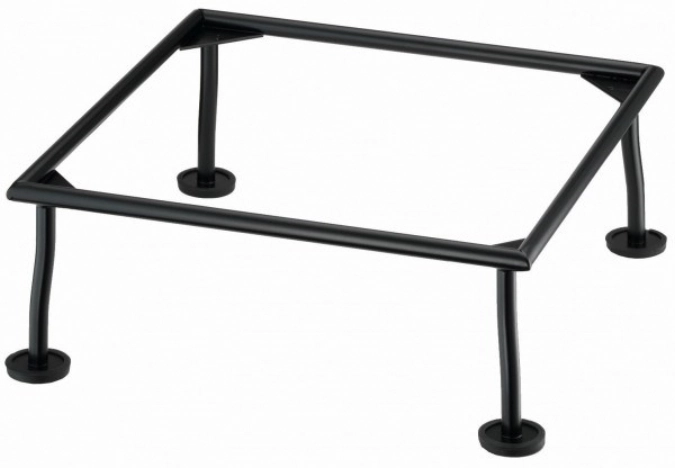 RAISER RUSTIC cadre métallique noir p. pied 33x33 M