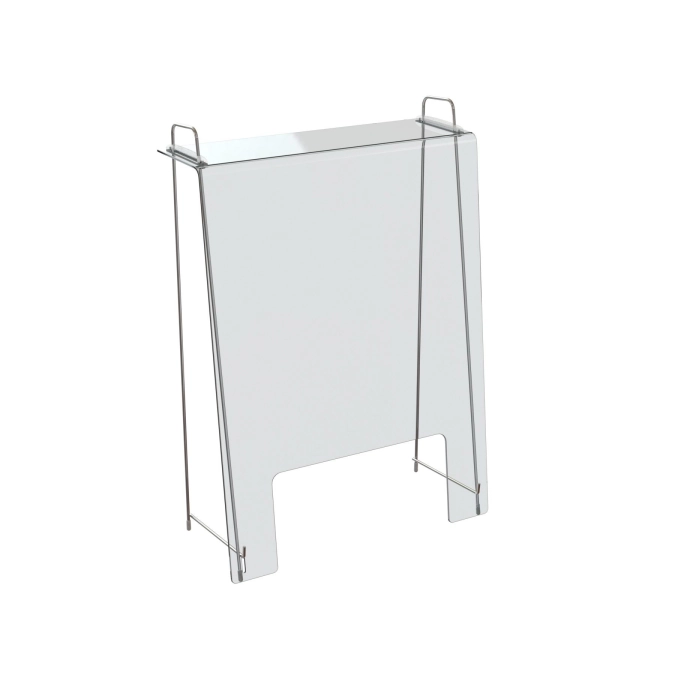 Ecran de protection, avec volet de service 600x200 mm, H865