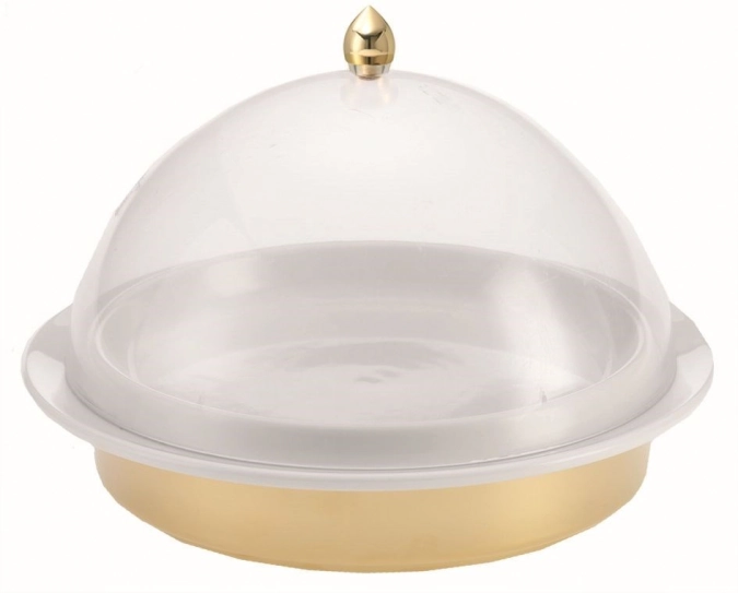 UNISON Frischeplatte 230 mit Porzellanplatte ( 230mm),Gold