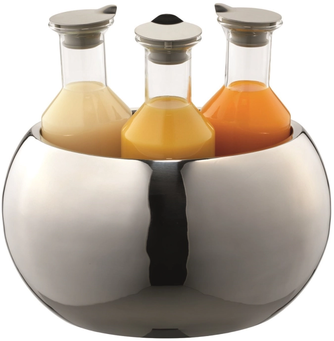CARAFINE Getränke-Set Triplet 3x1.2l, Kunststoffkaraffe
