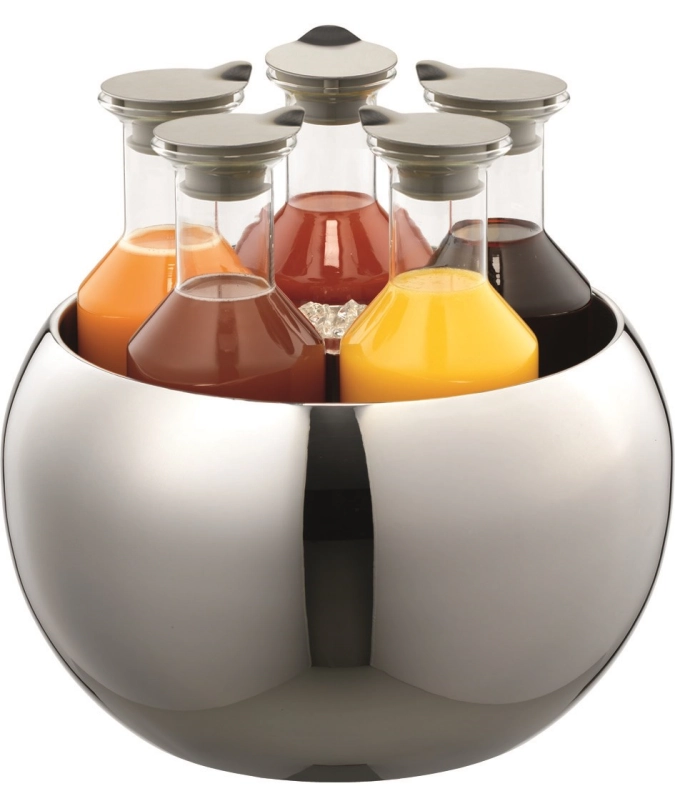 CARAFINE Getränke-Set Quintet 5x1.2l Glaskaraffe