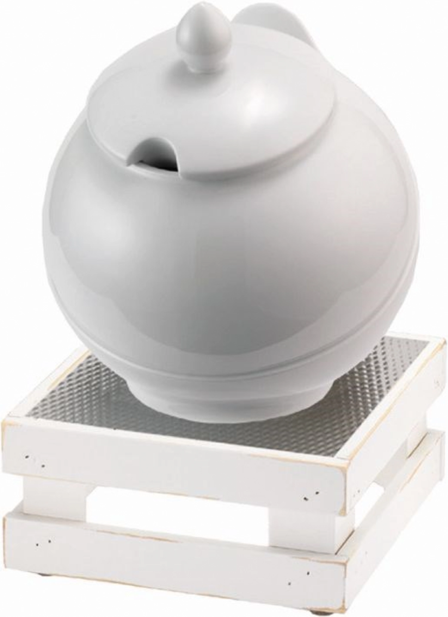 RAISER Buffet Bowl Maxi. 23x23 weiss M-Standfuss Vintage Whi