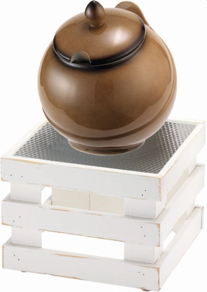 RAISER Buffet Bowl Med 23x23 caramel L-Standfuss Vintage Whi