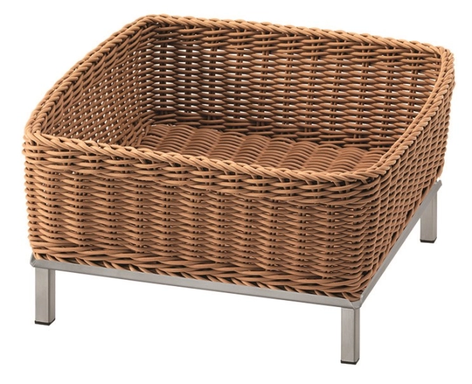 RAISER Corbeille à pain 33x33cm beige Pied S Corbeille en ac