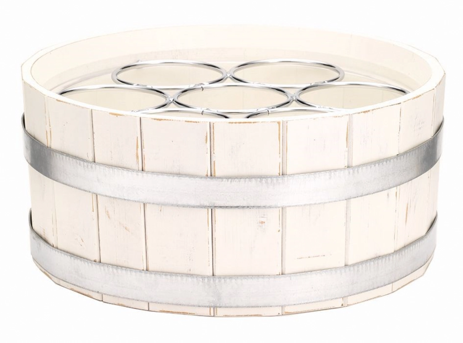 Carafine pied septet vintage fût en bois de robinier