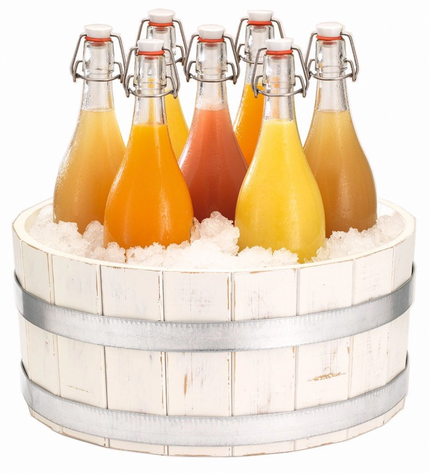 CARAFINE Getränke-Set Septet Vintage 7 Bügelflaschen