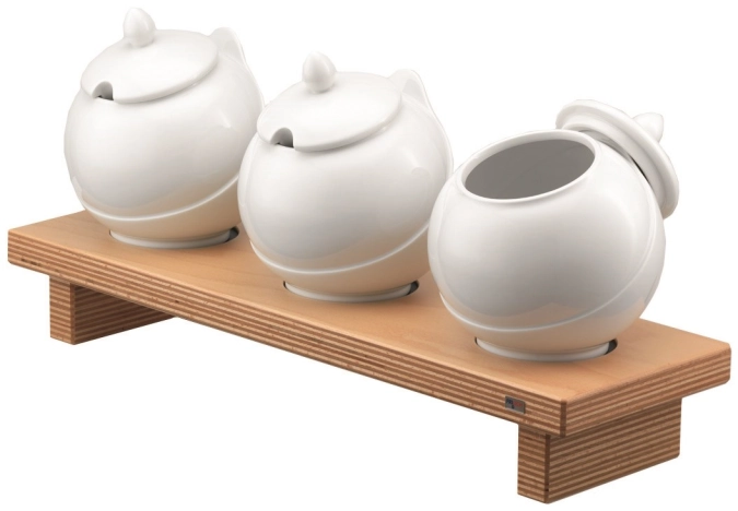 PURE NATURE Bowl Bar M, hêtre clair 3x1.5L