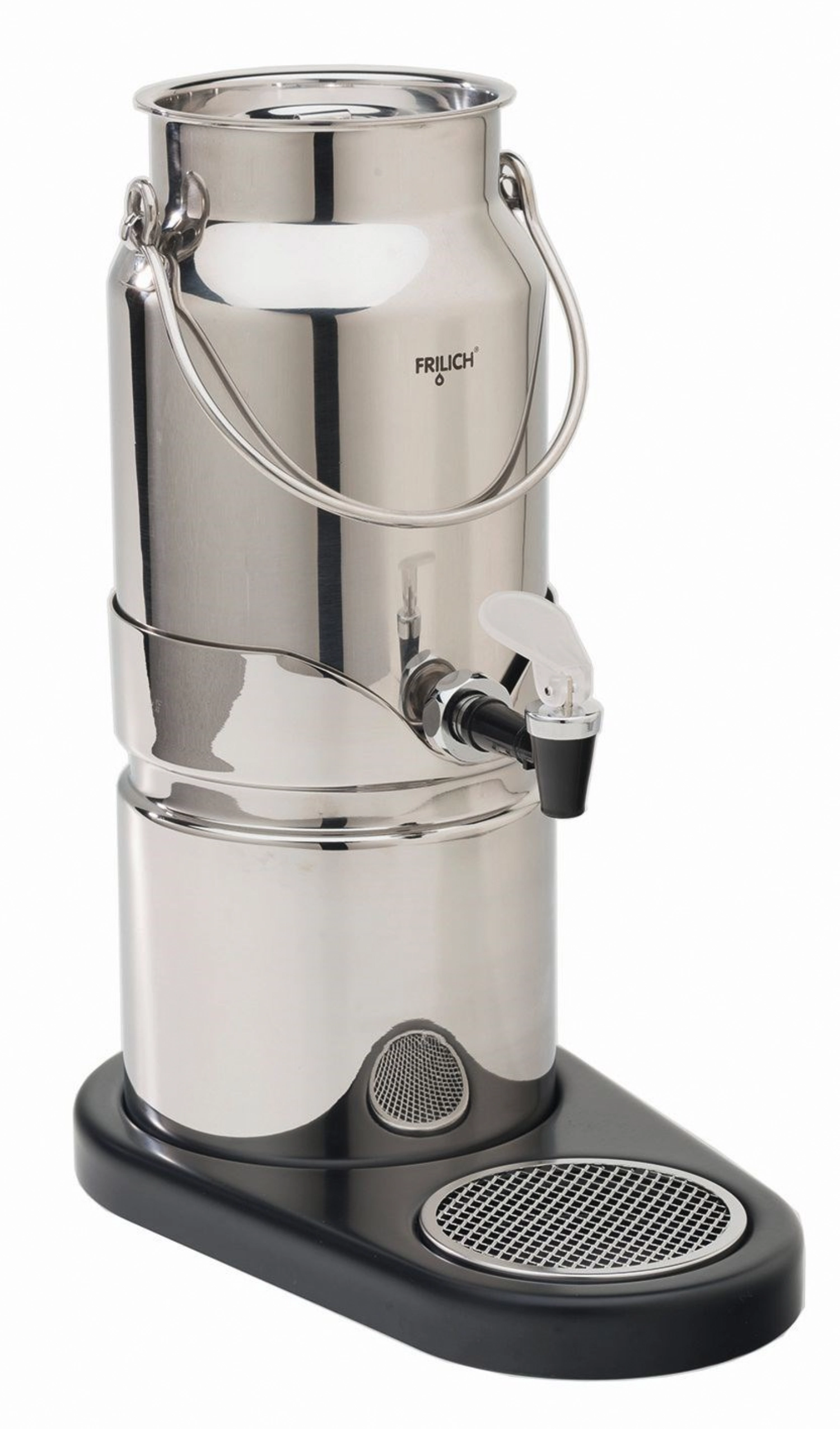 B-LINE Milchkanne 3L Behälter inkl. Deckel aus Edelstahl