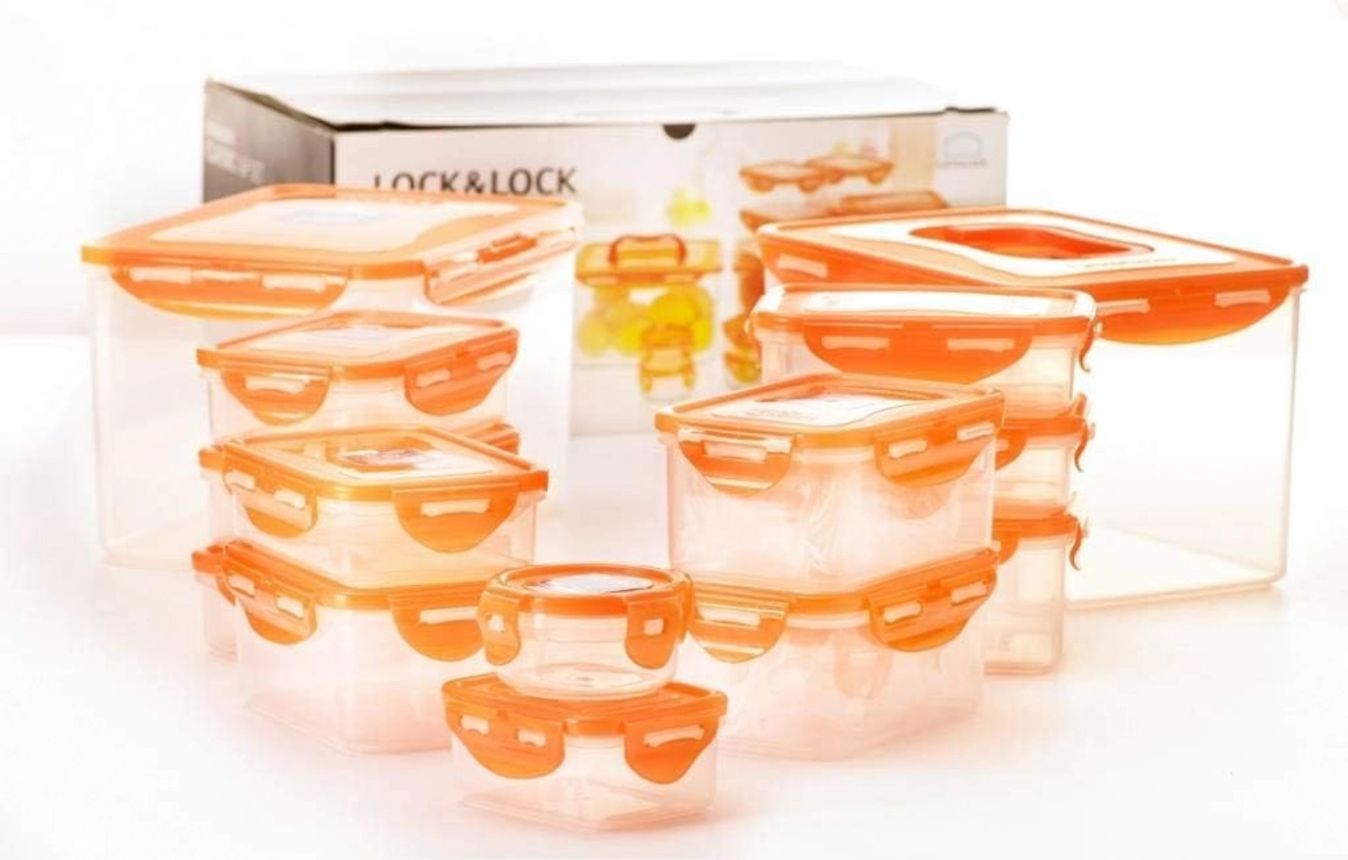 Set de 16 pcs. de boîtes