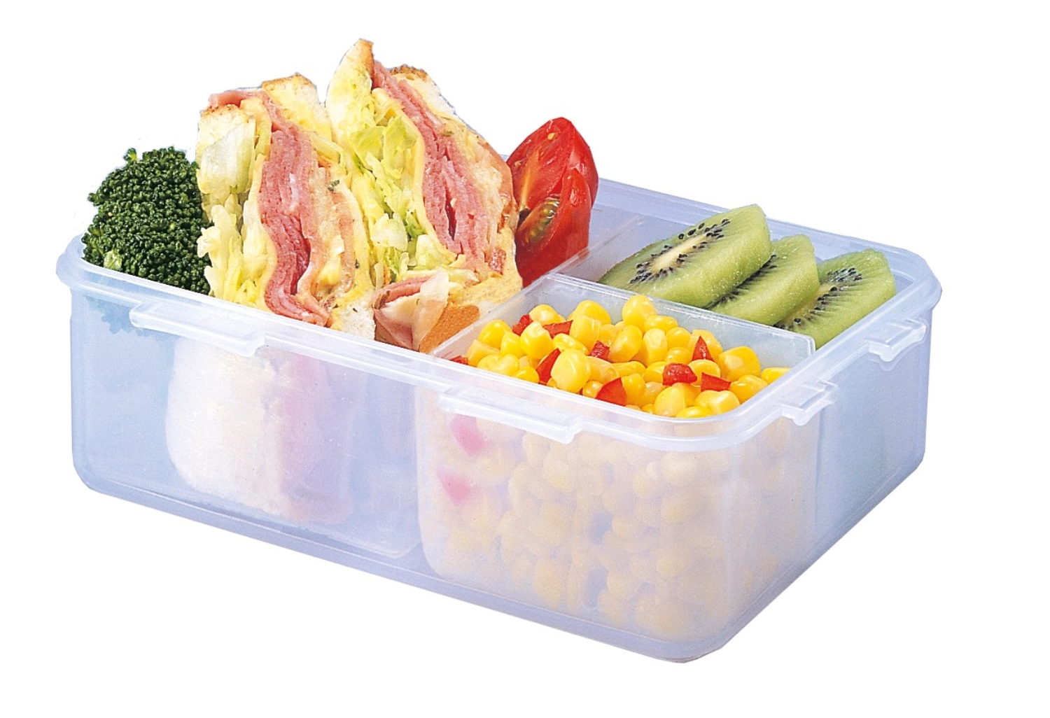 Boîte à provisions avec inserts 1lt 20.5×13.4×6.9cm