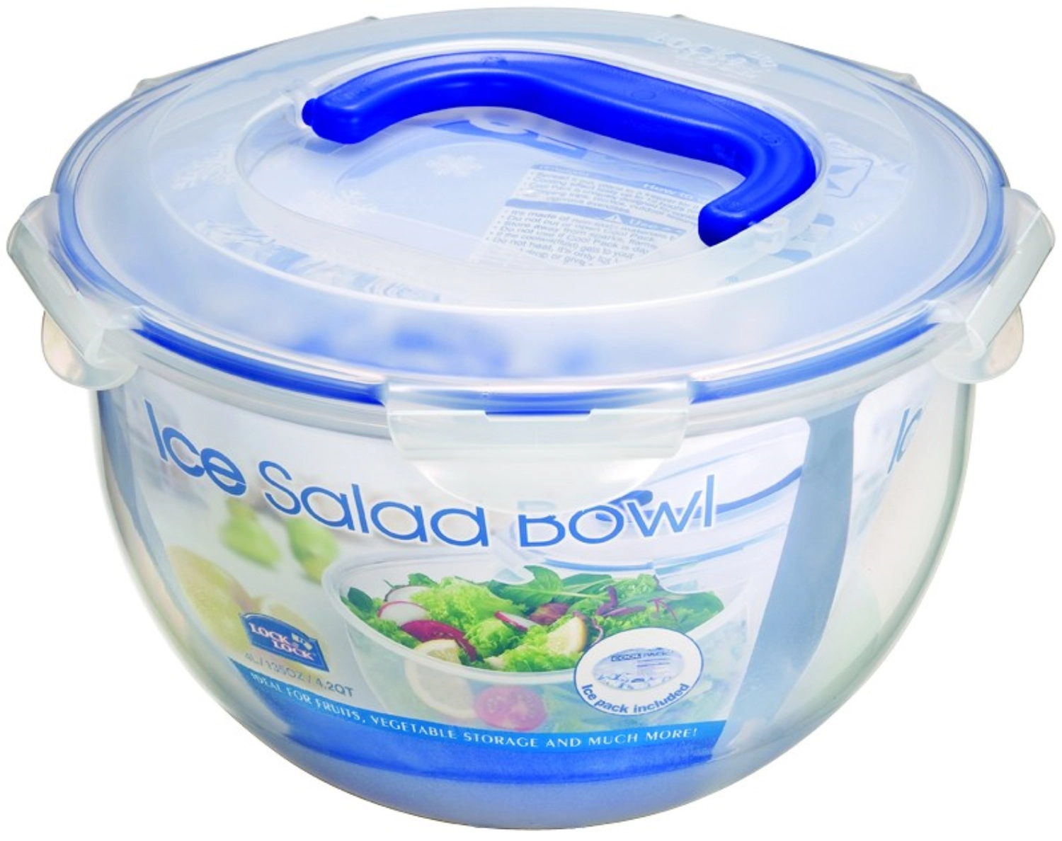 Saladier avec Coolpack et poignée 4lt