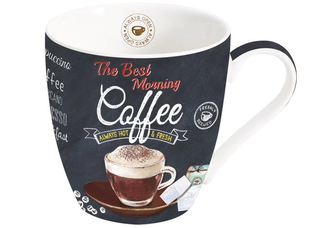 Its coffee time Porzellanbecher in Geschenkbox, 350ml