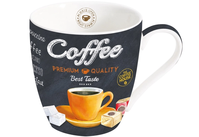 Its coffee time Porzellanbecher in Geschenkbox, 350ml