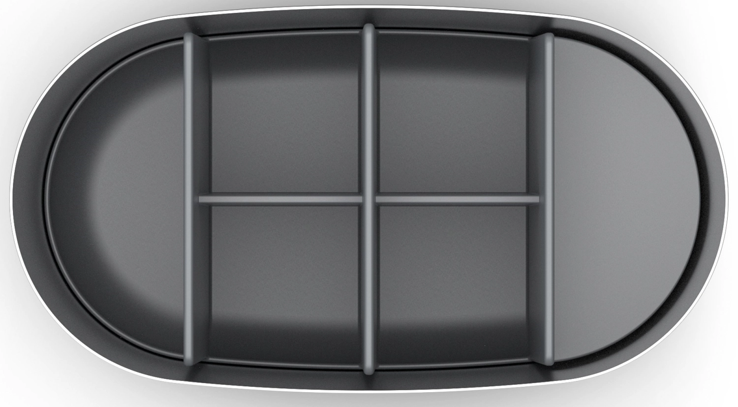 Easystore luxe grand porte-brosse à dents acier inoxydable