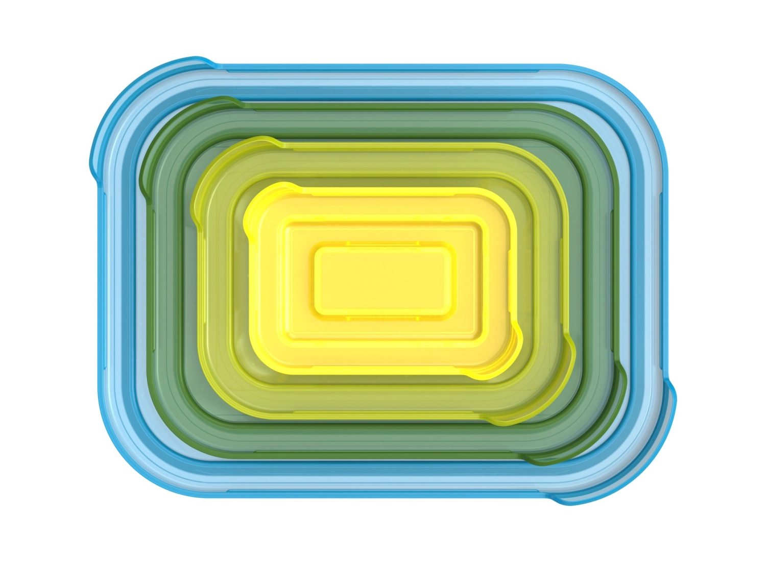 Nest Glas Vorratsbehälter 4tlg.