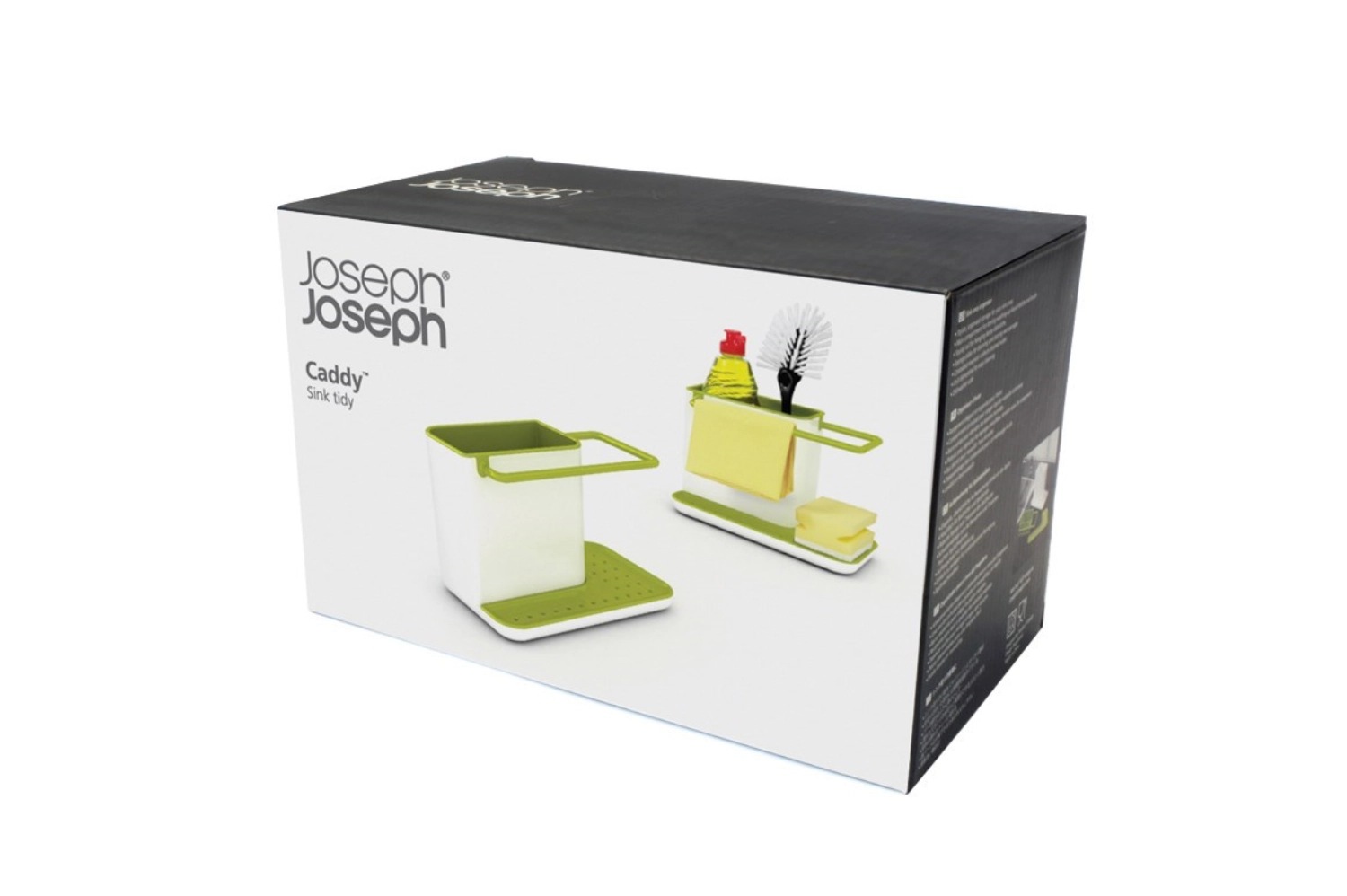 Joseph joseph 85021 caddy organiseur d´evier blanc/vert 13,5